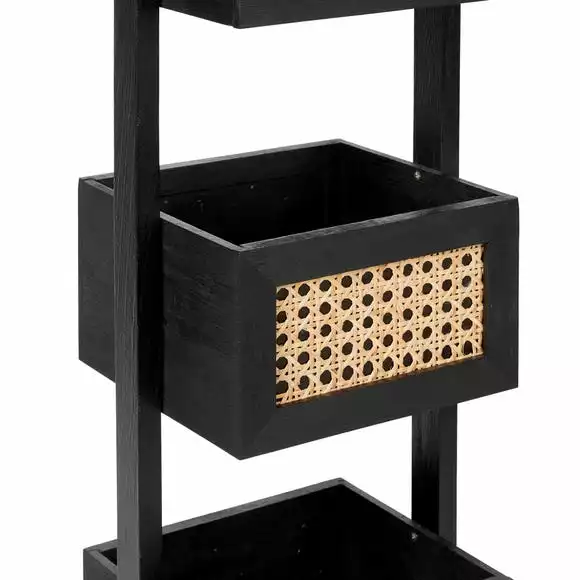 Dunelm French Cane Black Caddy - Image 4