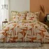 Elements Klipp Orange Duvet Cover And Pillowcase Set