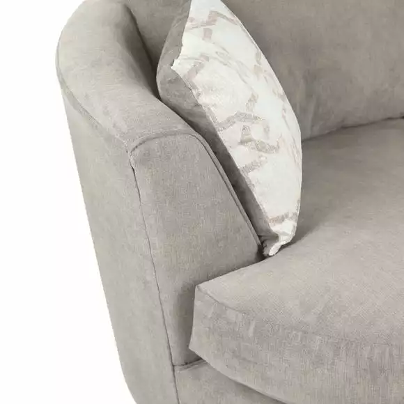 The Original Sofa Company Washington Brushed Chenille Swivel Chair - Image 6
