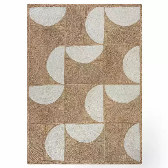 Dunelm Curves Jute Rug - Image 2