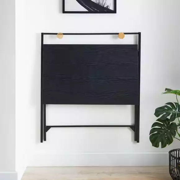Dunelm Evelyn Black Folding Desk - Image 4
