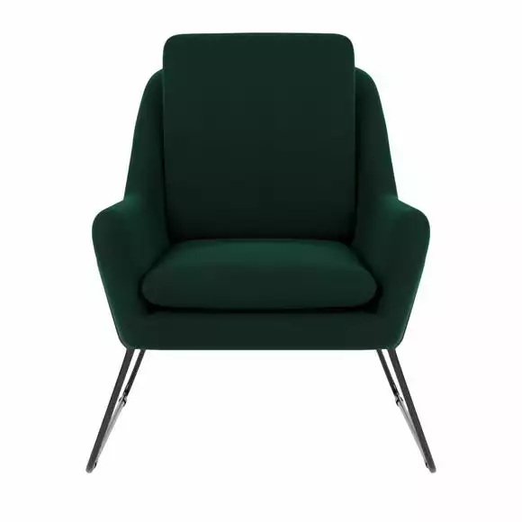 Dunelm Ferne II Velvet Accent Chair - Image 3