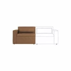 Dunelm Modular Arne Faux Leather Left Hand Seat
