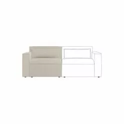 Dunelm Modular Arne Natural Luna Left Hand Seat