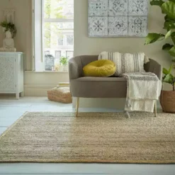 Dunelm Caleb Jute Border Rug