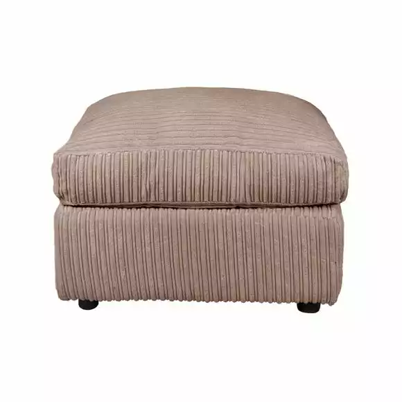 Dunelm Blake Jumbo Cord Footstool - Image 2