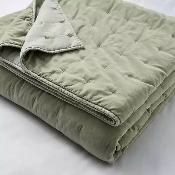 Dorma Adeena Sage Bedspread - Image 2