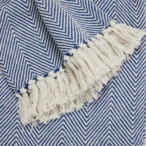 Dunelm Jenson Herringbone 200cm X 200cm Throw - Image 4