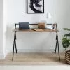 Dunelm Evelyn Rustic Wood Effect Wide Folding Desk