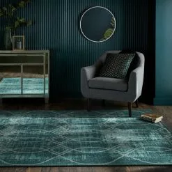 Dunelm Neris Luxe Chenille Rug