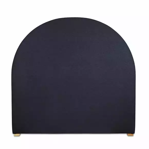 Dunelm Walter Velvet Headboard Navy - Image 2
