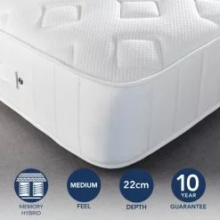 Fogarty Dreamy Comfort Memory Foam Top 1000 Pocket Sprung Mattress