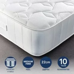 Fogarty Dreamy Comfort Cooling Memory Foam 1500 Pocket Sprung Mattress