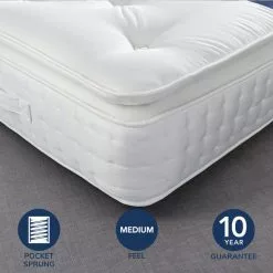 Fogarty Dreamy Comfort Pillow Top 1000 Pocket Sprung Mattress
