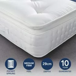 Fogarty Premium Pillow Top 2000 Pocket Sprung Mattress