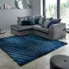 Dunelm Carved Ombre Square Rug