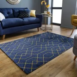 Dunelm Tokyo Geometric Rug