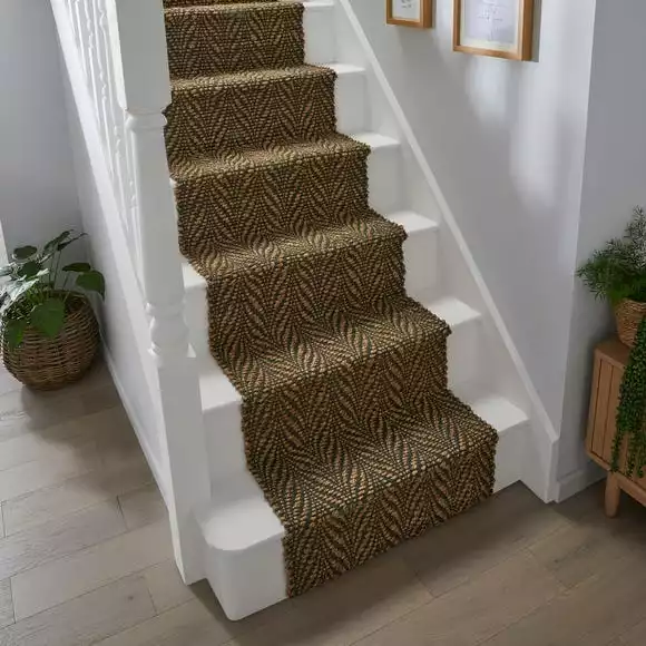 Dunelm Jute Herringbone Stair Runner