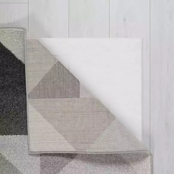 Dunelm Geo Squares Square Rug - Image 5