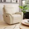 Dunelm Monte Distressed Faux Leather Reclining Armchair
