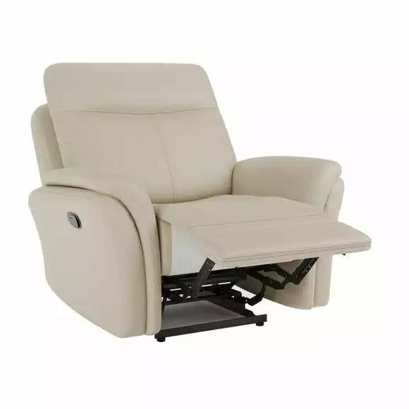 Dunelm Monte Distressed Faux Leather Reclining Armchair - Image 6