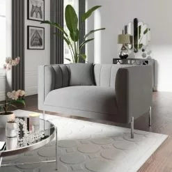 Dunelm Bellamy Luxe Velvet Snuggle Chair