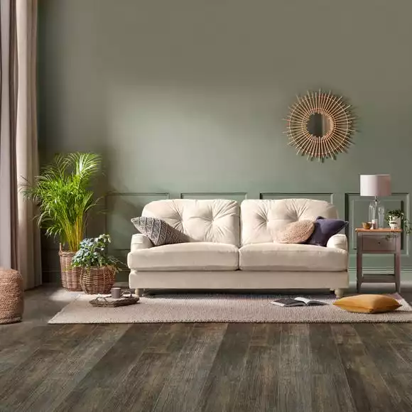 Dunelm Martha Vintage Velvet 3 Seater Sofa