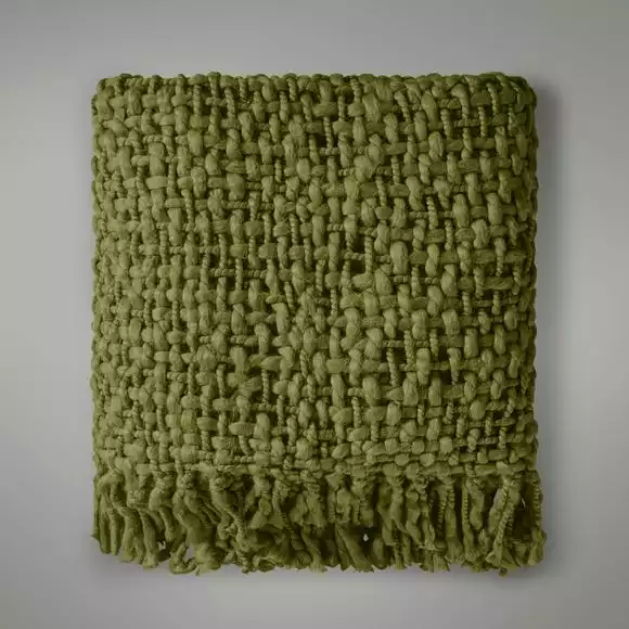 Dunelm Freya Chunky Knit 130cm X 180cm Throw - Image 2
