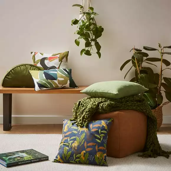 Dunelm Freya Chunky Knit 130cm X 180cm Throw - Image 5