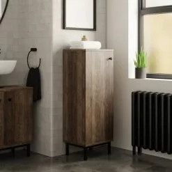 Dunelm Fulton Pine Effect Bathroom Medium Unit
