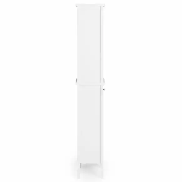 Dunelm Lynton White Compact Bathroom Tall Unit - Image 4