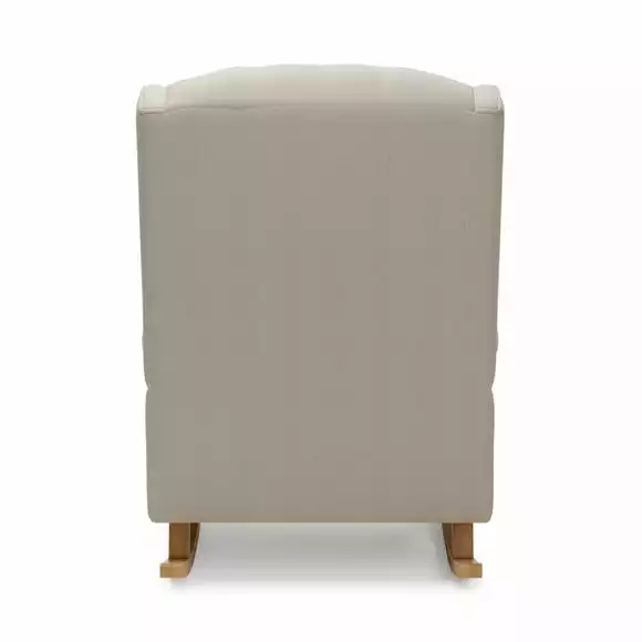 Dunelm Oswald Faux Wool Button Back Rocking Chair - Image 5