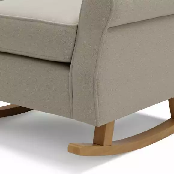 Dunelm Oswald Faux Wool Button Back Rocking Chair - Image 6