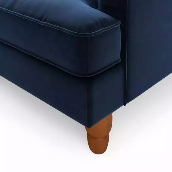 Dunelm Beatrice Matte Velvet Left Hand Corner Chaise - Image 6