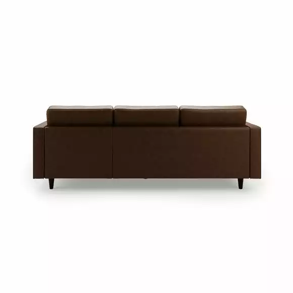 Dunelm Zoe Faux Leather Right Hand Corner Sofa - Image 5