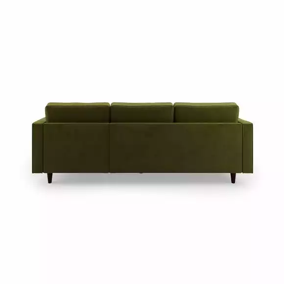 Dunelm Zoe Velvet Right Hand Corner Sofa - Image 5