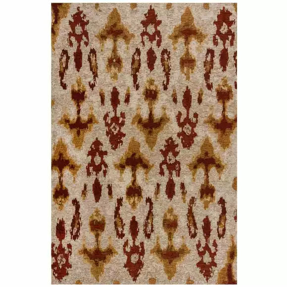 Dunelm Luxe Ikat Chenille Flatweave Rug - Image 2