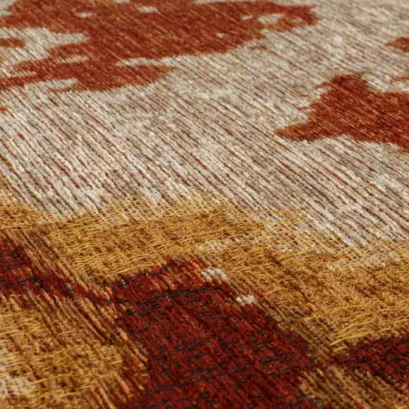 Dunelm Luxe Ikat Chenille Flatweave Rug - Image 3