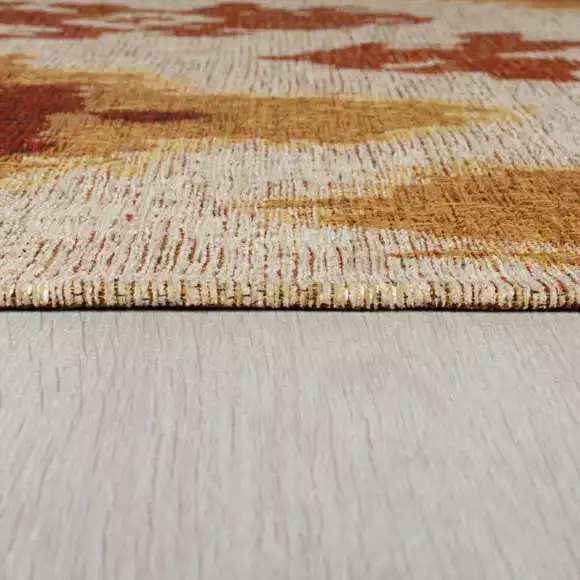 Dunelm Luxe Ikat Chenille Flatweave Rug - Image 4