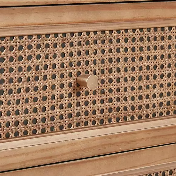 Dunelm Franco 5 Drawer Chest, Black - Image 4