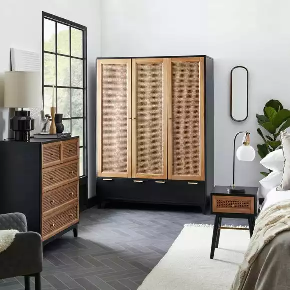 Dunelm Franco 5 Drawer Chest, Black - Image 5