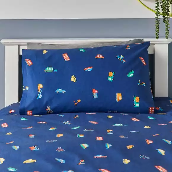 Dunelm Transport Duvet Cover And Pillowcase Set - Image 4