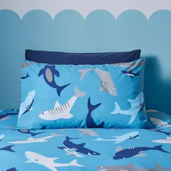 Dunelm Sharks Duvet Cover And Pillowcase Set - Image 3