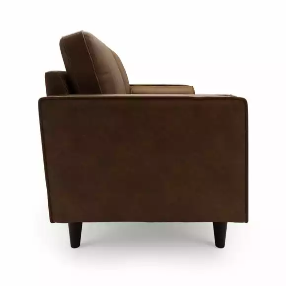 Dunelm Alfie Faux Leather 2 Seater Sofa - Image 4