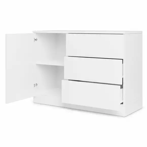Dunelm Larson Small Sideboard White - Image 5