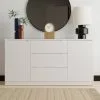 Dunelm Larson Large Sideboard White
