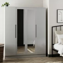 Dunelm Larson Extra Large 4 Door Wardrobe
