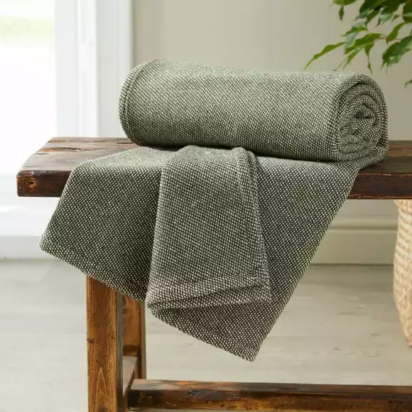 Dunelm Reversible Throw 130x180cm