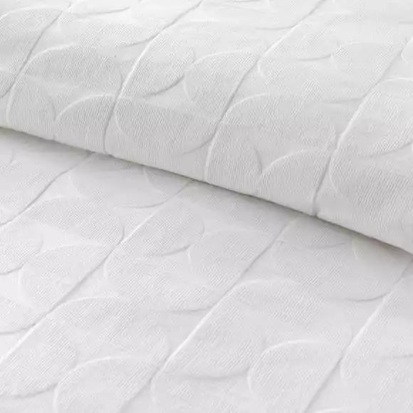 Elements Sten White Jacquard Duvet Cover And Pillowcase Set - Image 6
