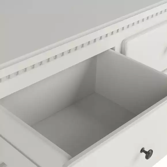 Dunelm Marco 4 Drawer Chest, Ivory - Image 6